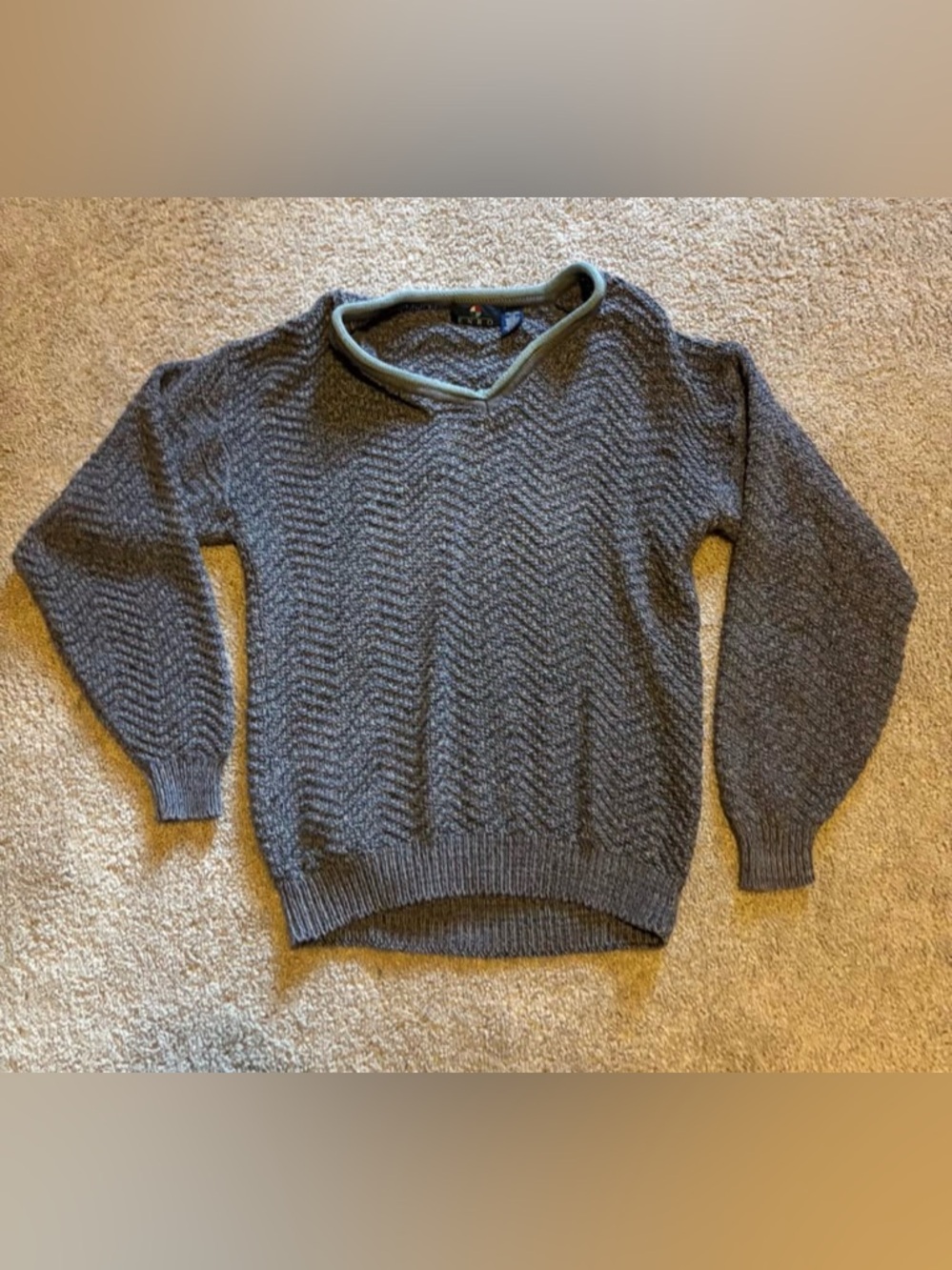 Vintage Men's Enro Knit Sweater 100% Cotton
